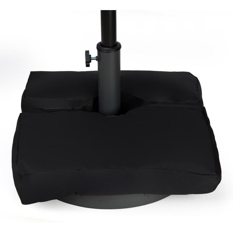 Trademark Innovations Black Patio Umbrella Base In The Patio Umbrella Bases Department At Lowes Com