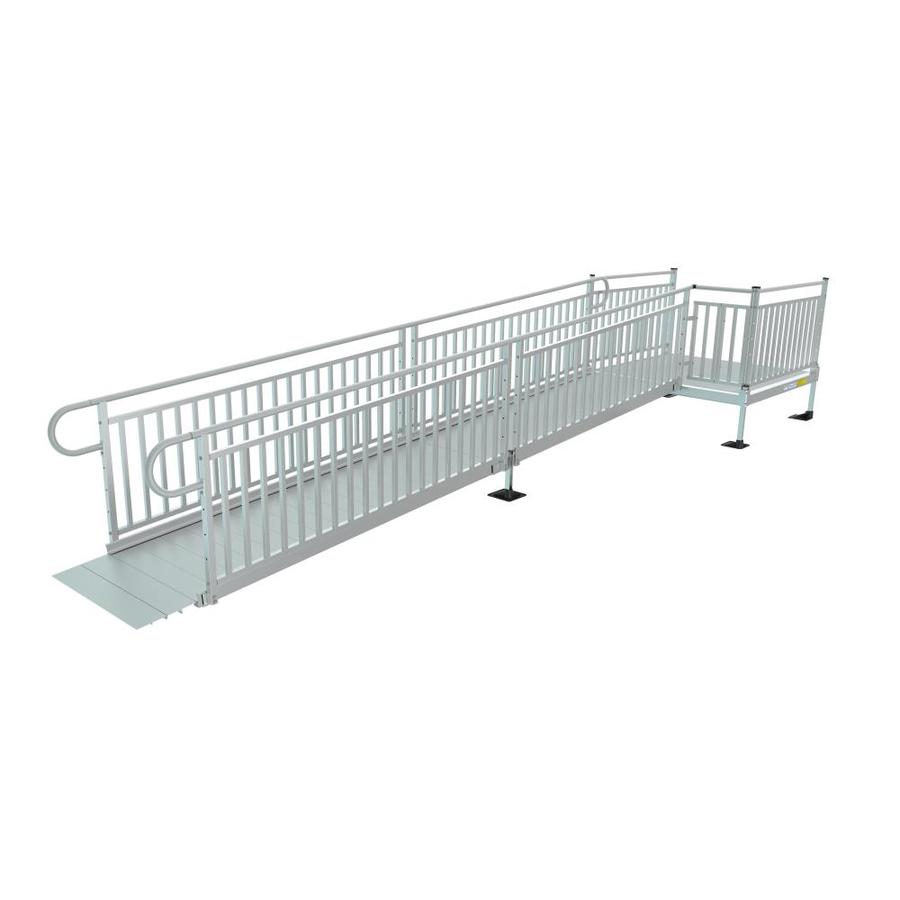 Ez Access Pathway 3g 24 Ft X 36 In Aluminum Solid Entryway Wheelchair Ramp In The Wheelchair 5569