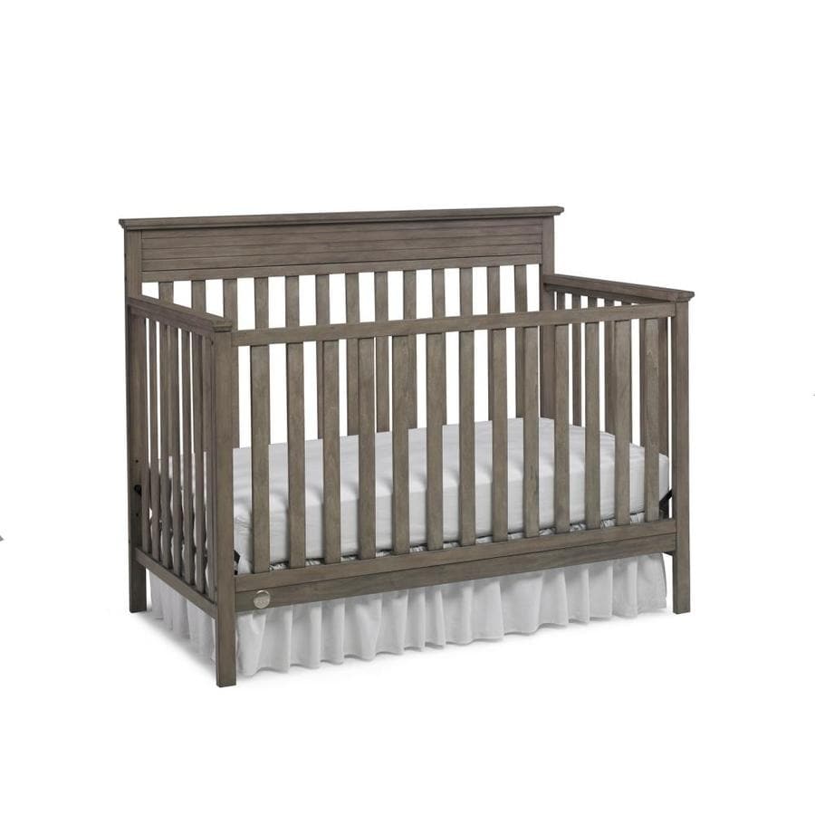 vintage grey crib