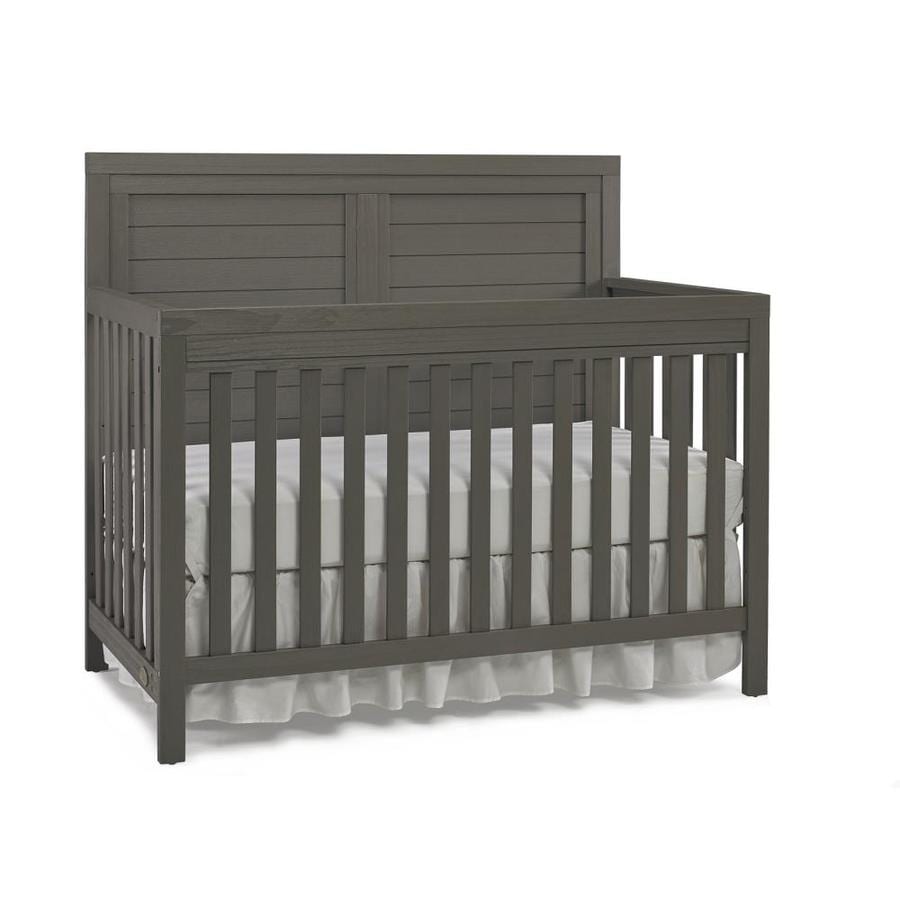 gray baby crib