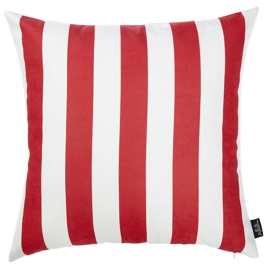 red stripe pillow