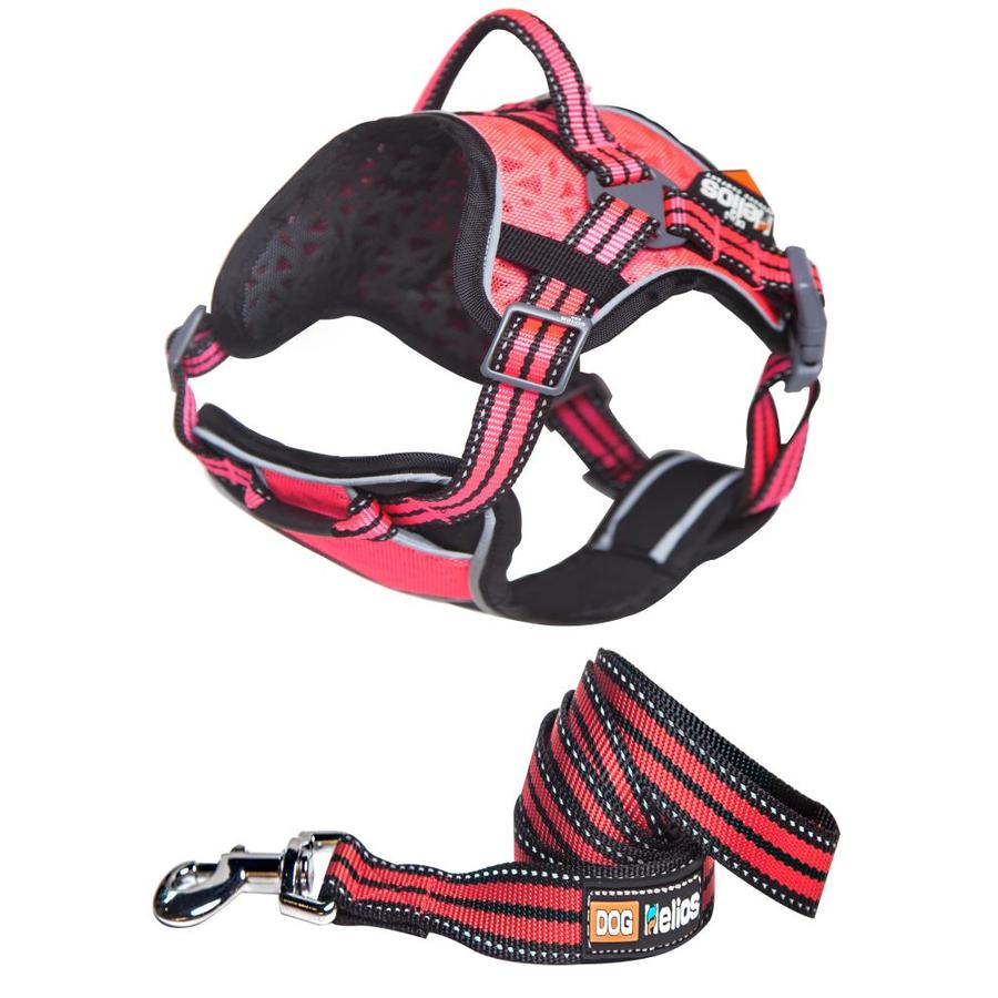 pink dog harness medium