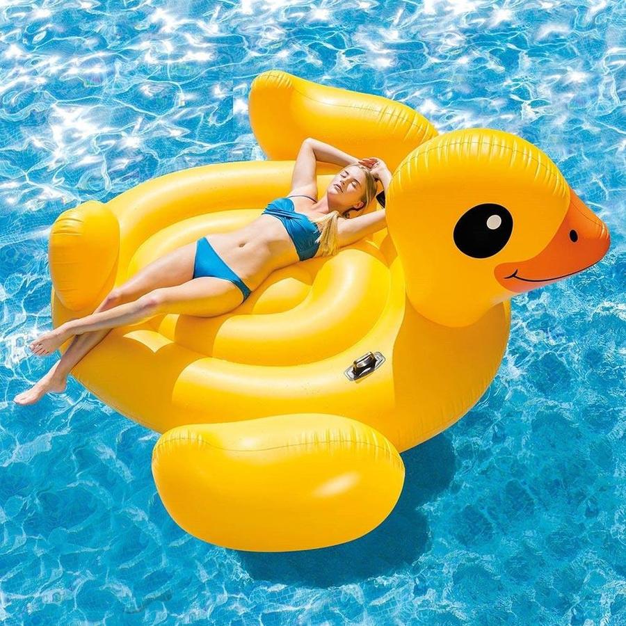 intex inflatabull pool float