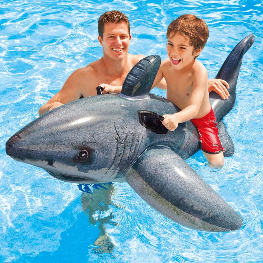 realistic shark pool toy