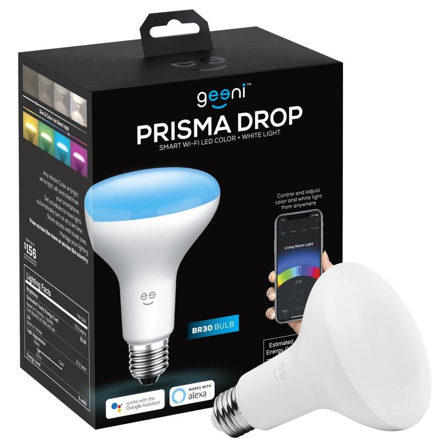 Geeni Geeni Prisma BR30 65-Watt EQ BR30 Color-Enhancing Dimmable Smart