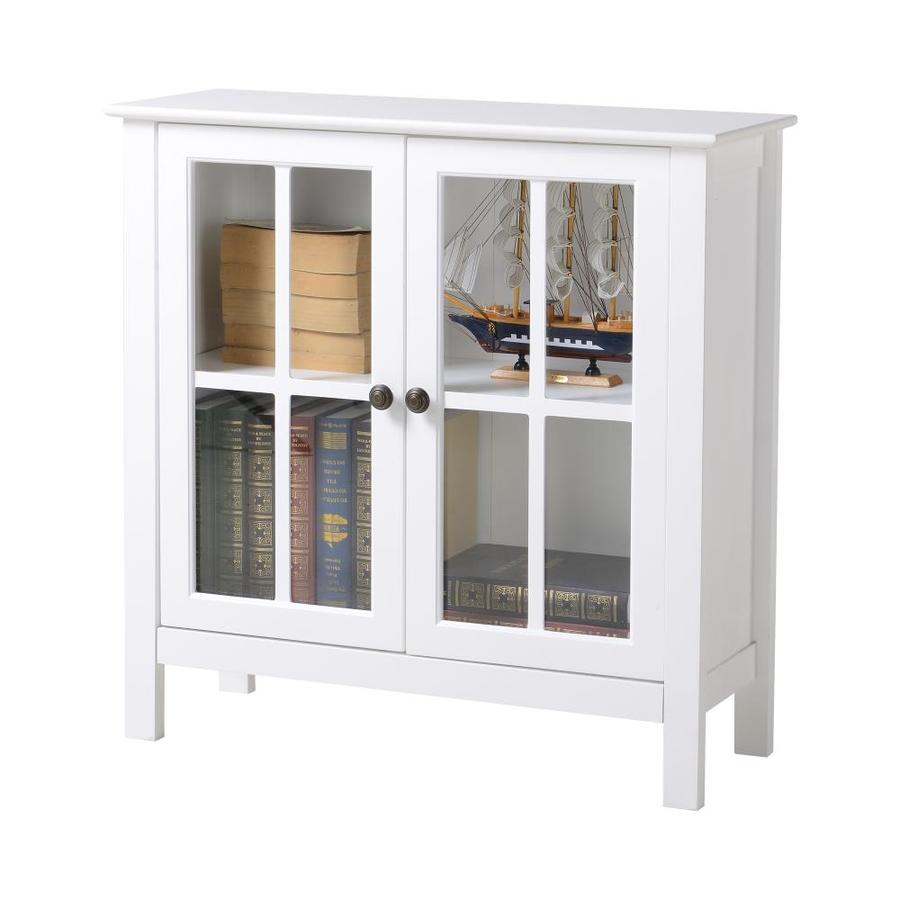 Oshome Decorative Storage Curio Cabinet In The Dining Kitchen Storage Department At Lowes Com