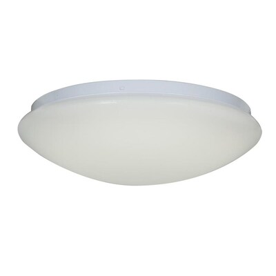 Access Lighting Catch 16-in White Transitional LED Flush Mount Light Access Lighting Catch 16-in White Transitional LED Flush Mount Light