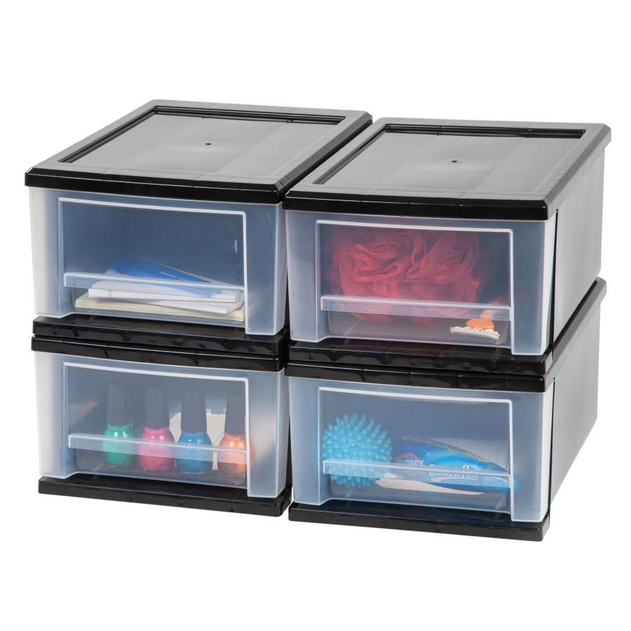 IRIS 1 Compartment 1 Drawers Stackable Plastic Drawer in the Storage Cubes & Drawers department