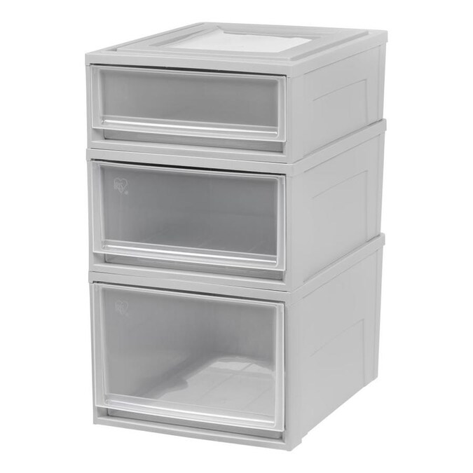 IRIS 1 Compartment 1 Drawers Stackable Plastic Drawer in