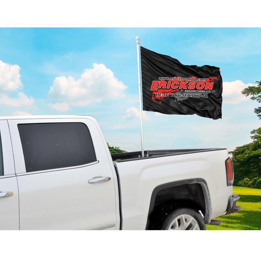 flag holder for truck hitch