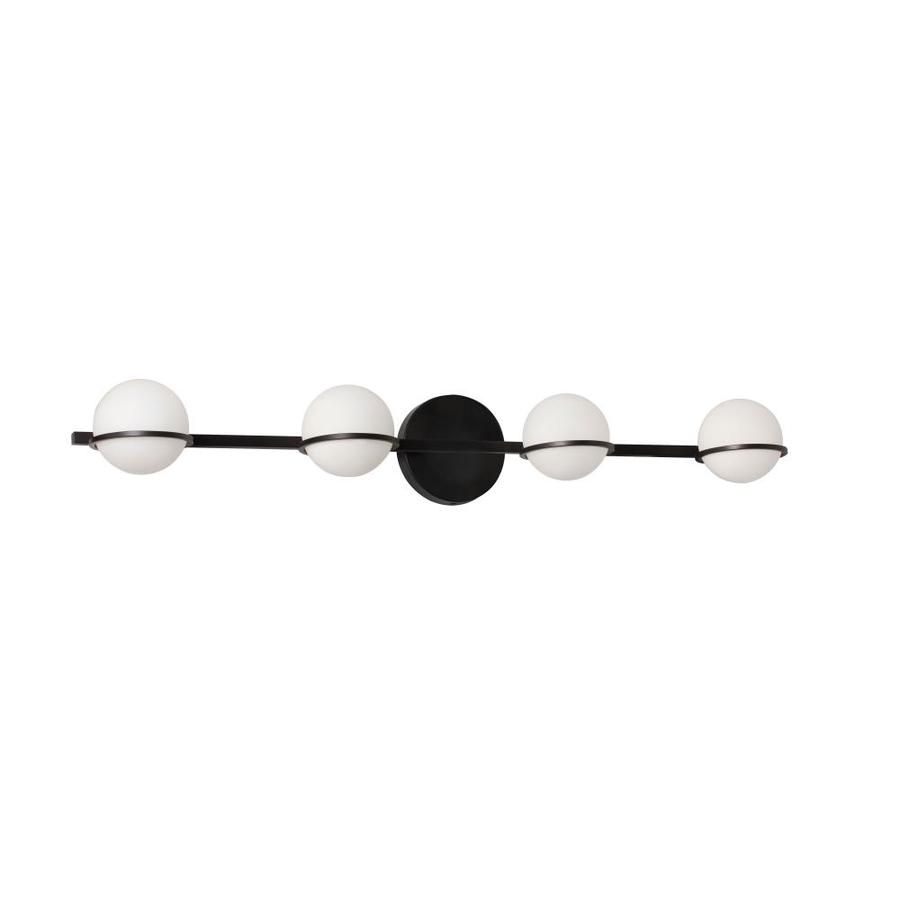 black modern vanity light