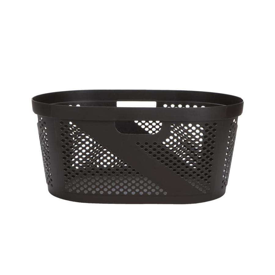 black laundry basket