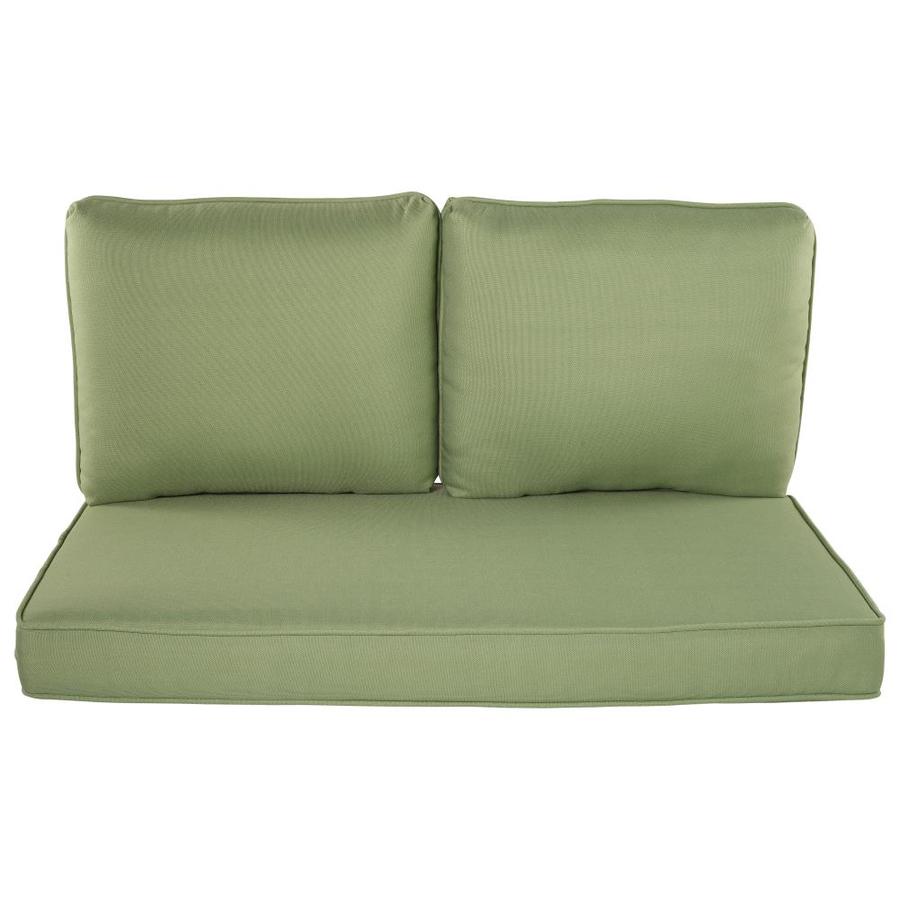 Haven Way 3Piece Sage Green Patio Loveseat Cushion in the Patio