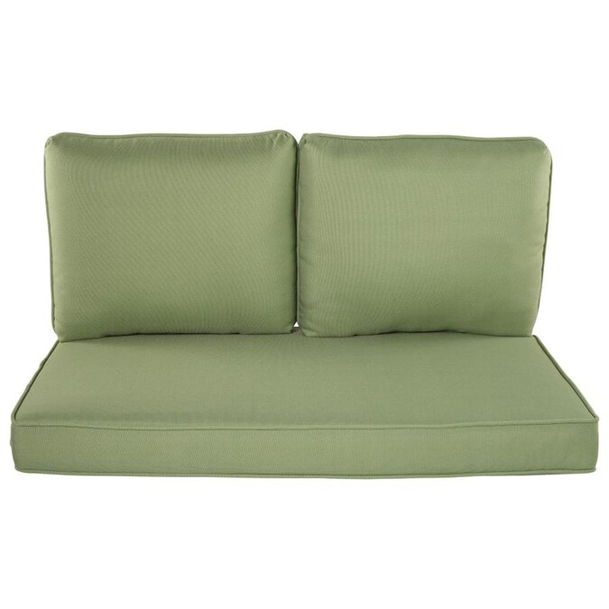 Haven Way 3-Piece Sage Green Patio Loveseat Cushion in the Patio