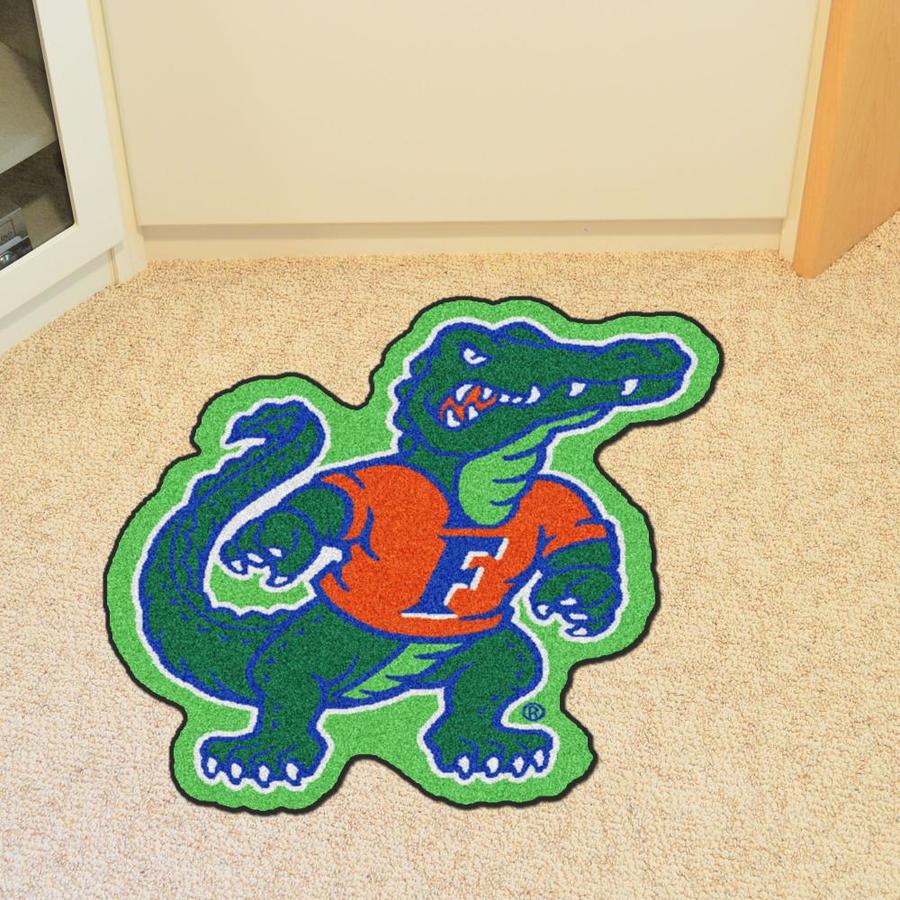 FANMATS Florida Gators NCAA Mascot Mat 3 X 3 Blue Irregular Indoor Area ...