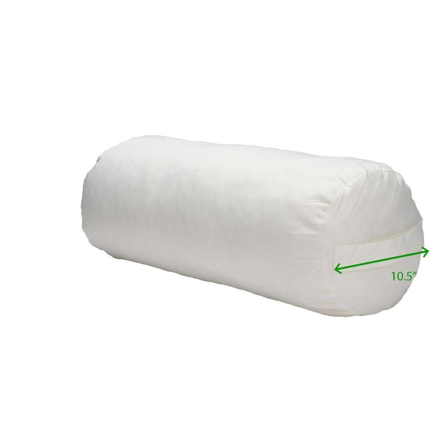 white bolster pillow