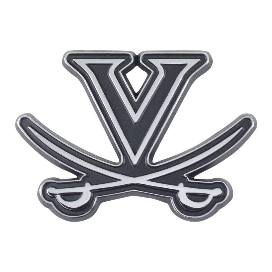 Fan Mats University of Wyoming Color Chrome Car Emblem