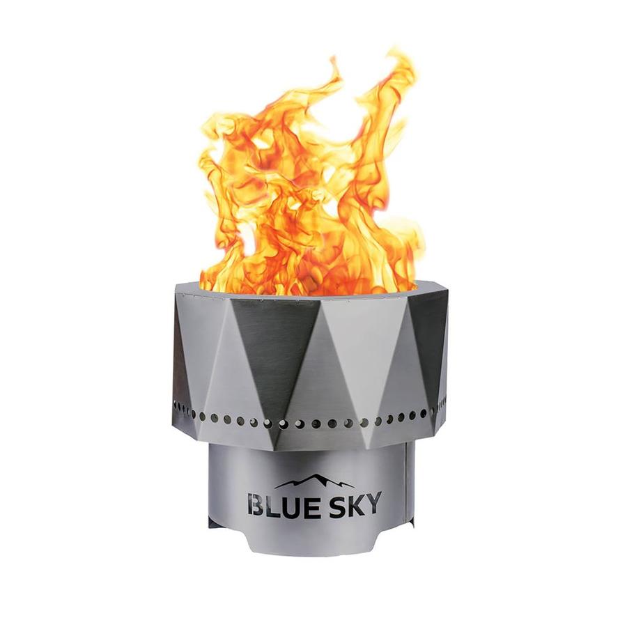blue sky fire pit