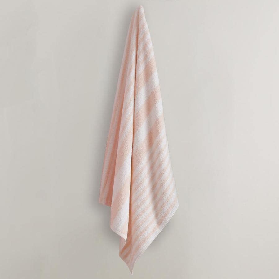 peach towels