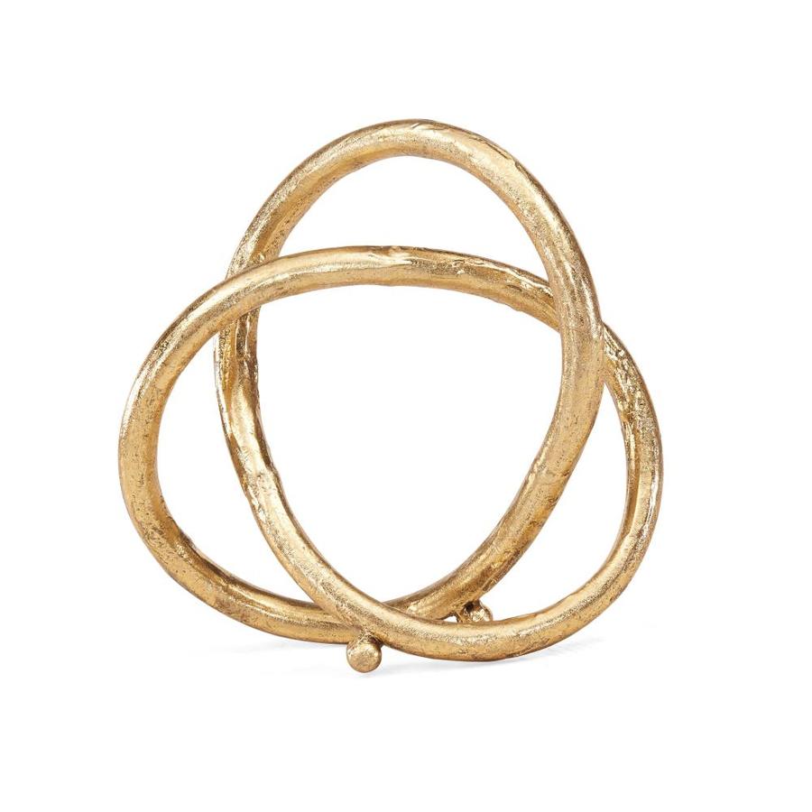 Danya B. Danya B. Gold Eternal Loop Metal Sculpture In The Tabletop ...