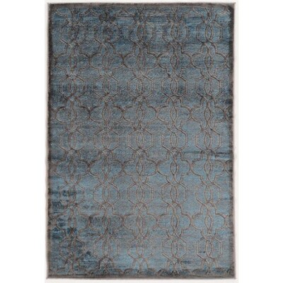 Linon Platinum 2 x 3 Iron gate blue/cream Indoor Geometric Area Rug Linon Platinum 2 x 3 Iron gate blue/cream Indoor Geometric Area Rug
