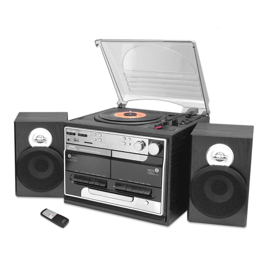 turntable with cd player and speakers