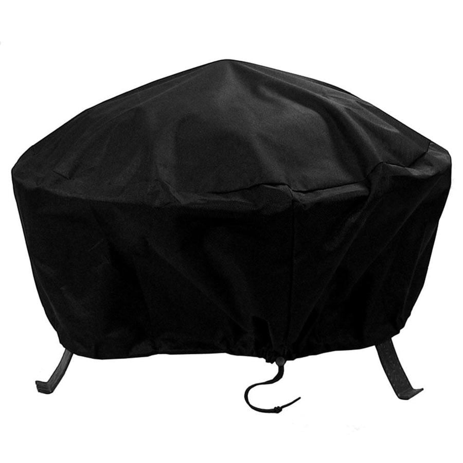 Outdoor Heavy-Duty Garden Waterproof Fire Bowl Cover with Handles Airvents /& Drawstring Rilime Round Patio Fire Pit Cover 20 D x 14.5 H