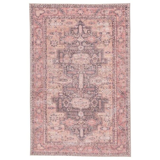 Azariah 7 Ft 6 In X 9 Medallion Area Rug Pink Dark - 7 Ft By 9 Area Rug Azariah 7 Ft 6 In X 9 Medallion Area Rug Pink Dark - 7 Ft By 9 Area Rug