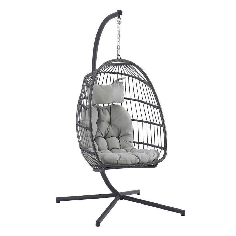 grey egg chair
