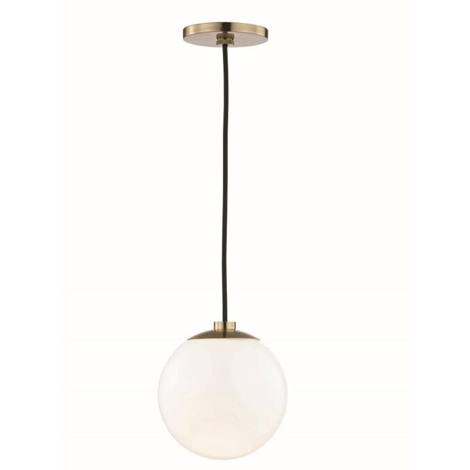 Mitzi By Hudson Valley Lighting Stella Aged Brass Modern Contemporary Opal Glass Globe Pendant Light In The Department At Com - Cayden Metal 1 Light Globe Pendant Mitzi By Hudson Valley Lighting Stella Aged Brass Modern Contemporary Opal Glass Globe Pendant Light In The Department At Com - Cayden Metal 1 Light Globe Pendant