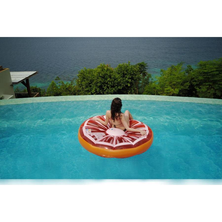 orange pool float