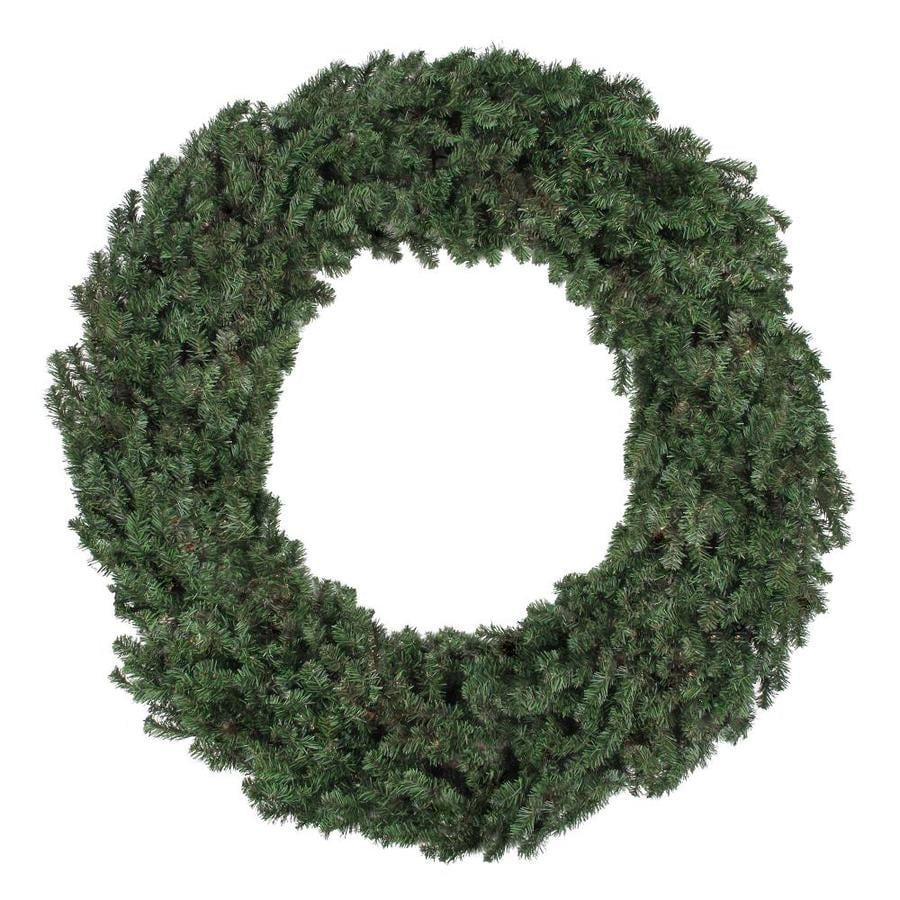 Northlight Canadian Pine Commercial Size Artificial Christmas Wreath 60 In Unlit In The Artificial Christmas Wreaths Department At Lowes Com