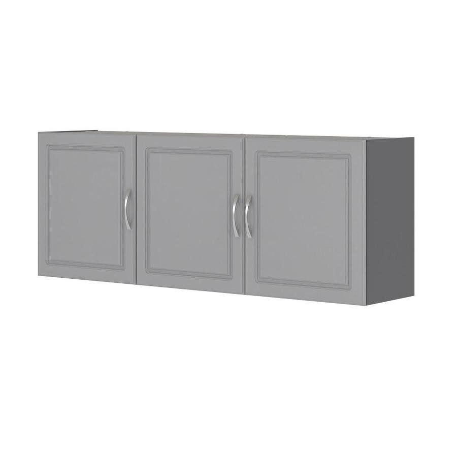 Ameriwood Home Kendall 54 In Wall Cabinet Gray In The Garage Cabinets Department At Lowes Com