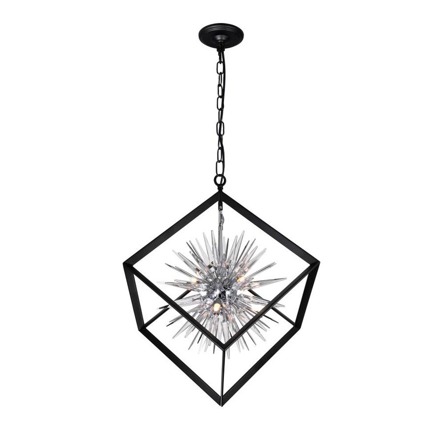 black contemporary chandelier