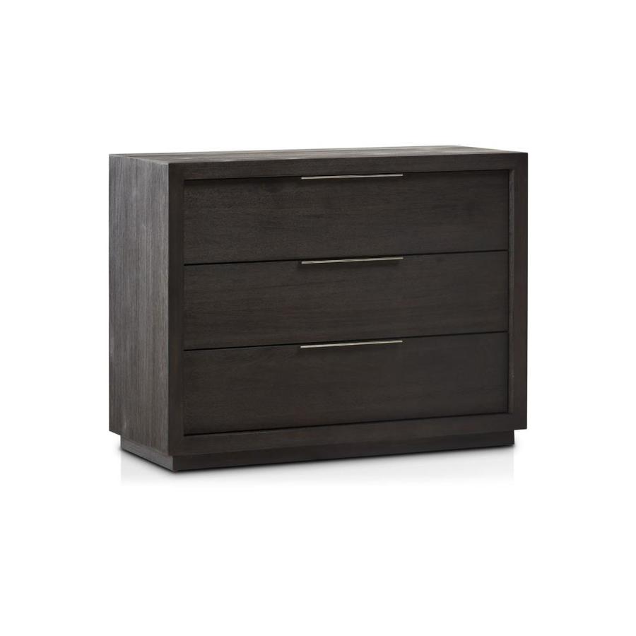 Modus Furniture Oxford Black Drifted Oak Acacia 3 Drawer Chest In The Chests Department At Lowes Com