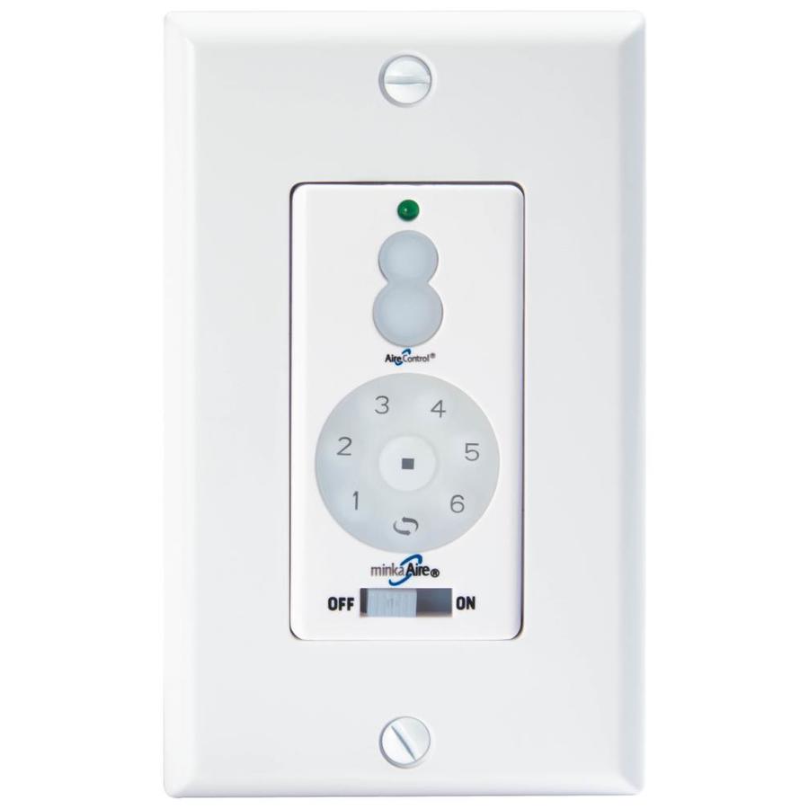 Minka Aire 6Speed OffWhite WallMount Ceiling Fan Remote Control in