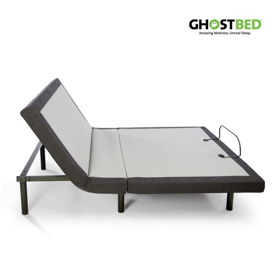 GhostBed Charcoal Gray- Metal/Fabric Queen Adjustable Base in the Beds