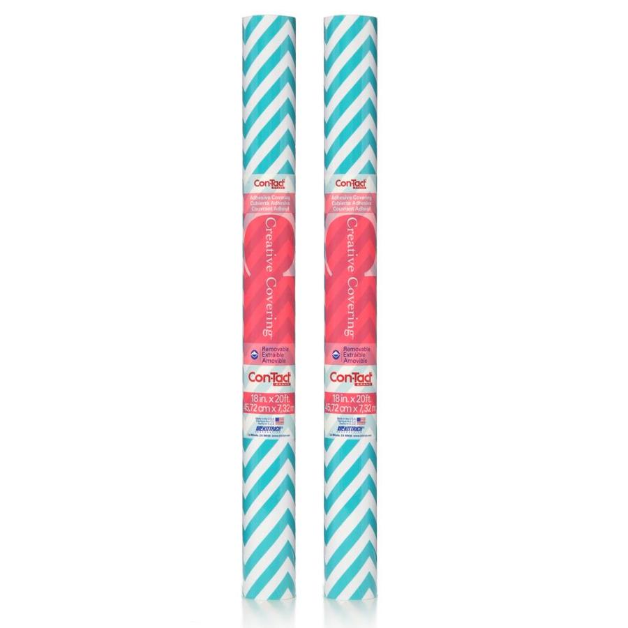 aqua chevron wrapping paper