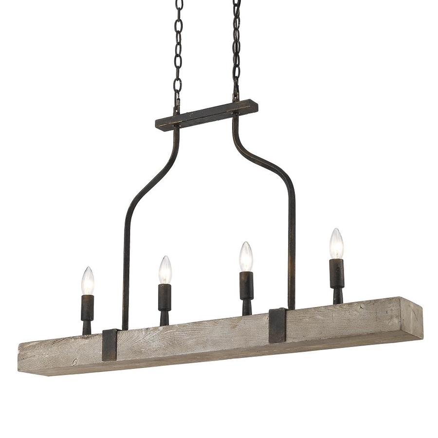 farmhouse linear chandelier