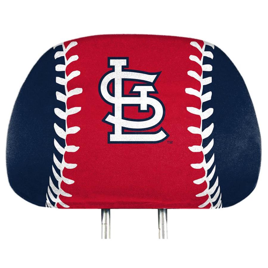 FANMATS MLB- St. Louis Cardinals 2 Piece Color Head Rest Cover Set in the Interior Car ...