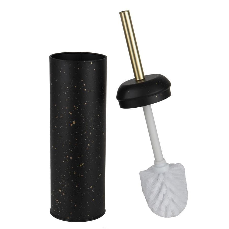 black toilet brush