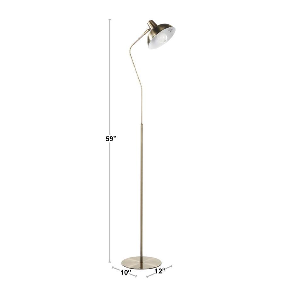 sage green floor lamp