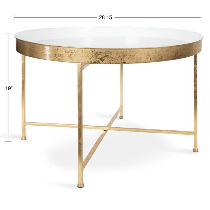 Kate And Laurel Celia White Metal Coffee Table In The Tables Department At Com - 28 Diameter Round Coffee Table Kate And Laurel Celia White Metal Coffee Table In The Tables Department At Com - 28 Diameter Round Coffee Table