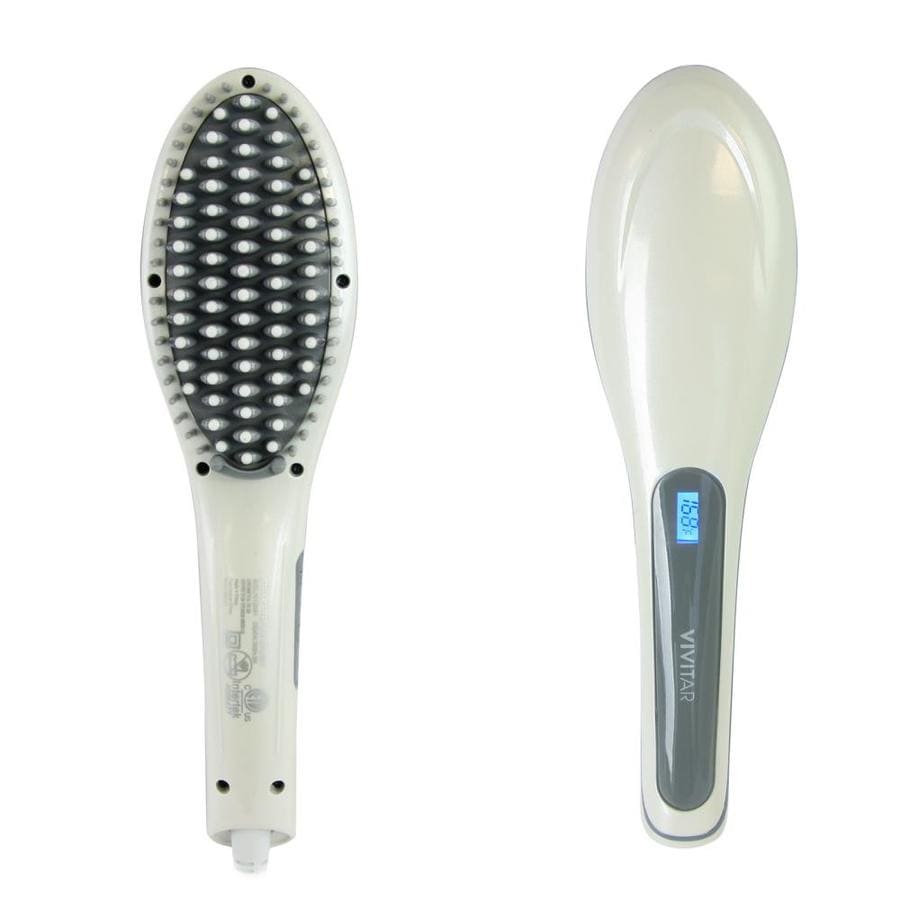 vivitar hair straightener brush