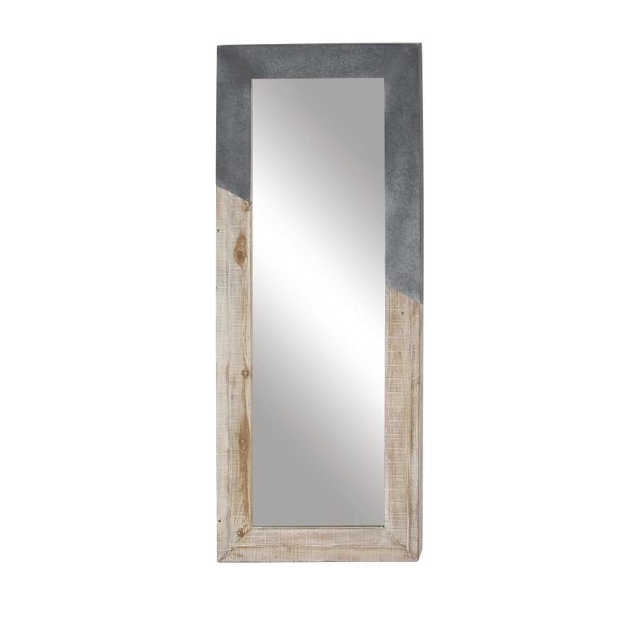 Grayson Lane 28 In L X 2 In W Beige Framed Wall Mirror In The Mirrors Department At Lowes Com