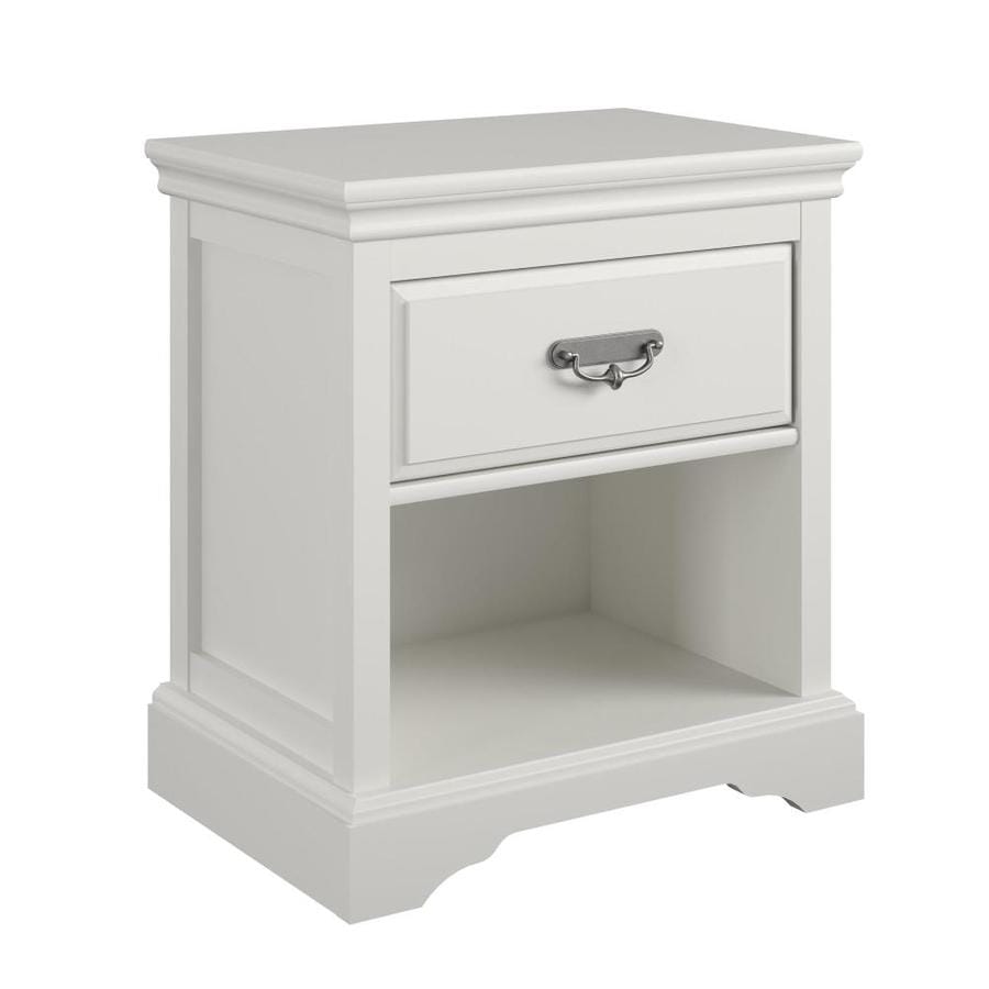 Ameriwood Home Bristol Nightstand White In The Nightstands Department At Lowes Com