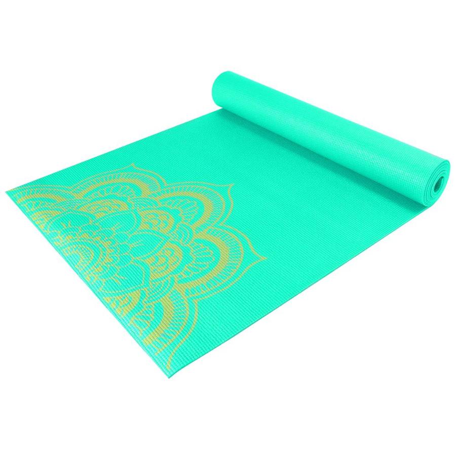 teal yoga mat