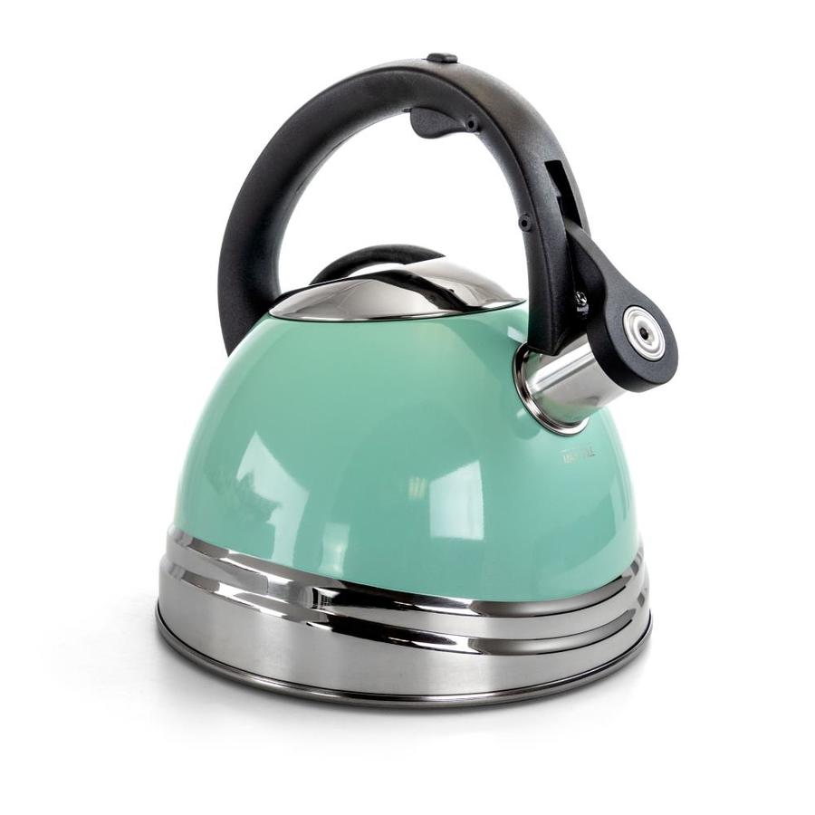 blue whistling kettle