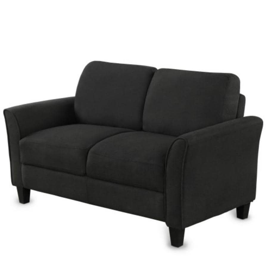 CASAINC Black Living Room Furniture Love Seat Sofa Double Seat Sofa In The Couches