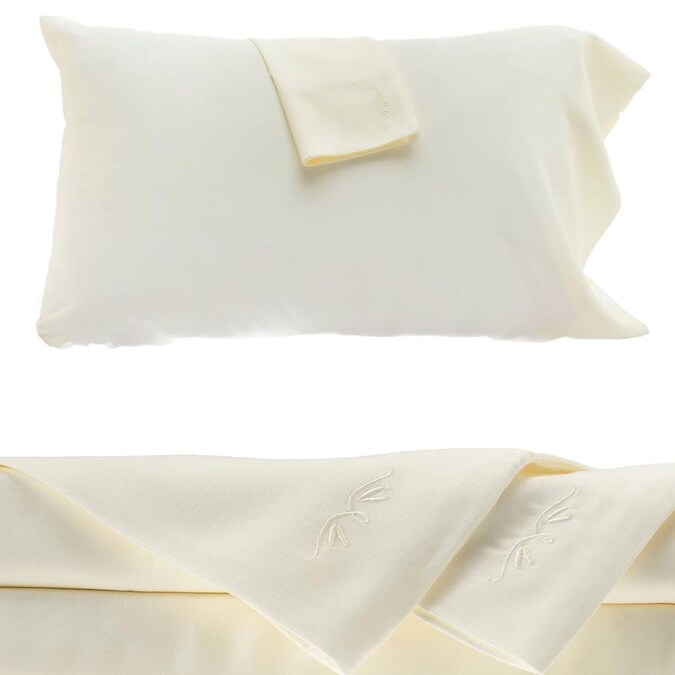 BedVoyage Rayon Viscose Bamboo Maternity Sheet Set-Queen-Undyed Ivory in the Bed Sheets ...